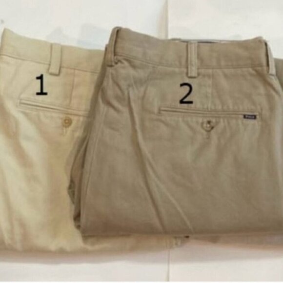 Polo Ralph Lauren Beige Classic Fit Chinos Pants size 35 - Picture 16 of 16
